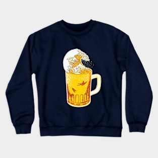 beer wave Crewneck Sweatshirt